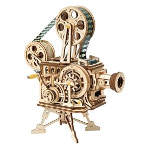 RoboTime 3D drevená mechanická skladačka Filmový projektor