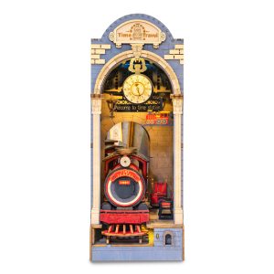 RoboTime 3D skladačka Zarážka na knihy Miniatúra domčeka Kúzelná stanica