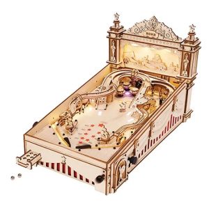 RoboTime 3D drevená mechanická skladačka Pinball