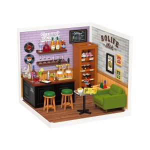 RoboTime 3D drevená skladačka Miniatúra domčeka Krčmička Cheers