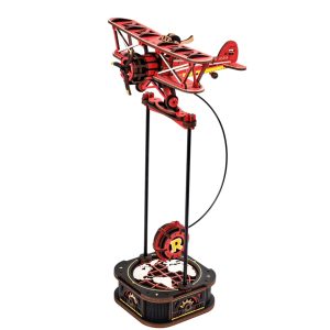 RoboTime 3D mechanická skladačka Dvojplošník s kyvadlom