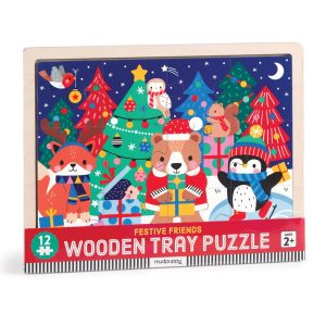 Mudpuppy Puzzle Vianoce 12 dielikov