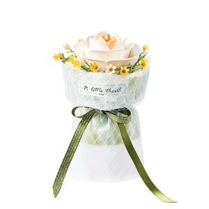 Roker Floral Art: 3D puzzle Biela kamélia 63 dielikov