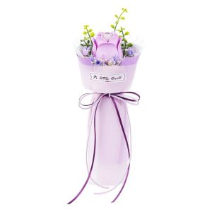 Roker Floral Art: 3D puzzle Fialová ruža 54 dielikov