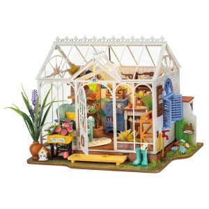 Rolife DIY 3D drevené puzzle Vysnívaný záhradný dom s LED osvetlením 240 dielikov