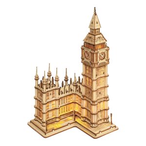 Rolife Svietiace 3D drevené puzzle Big Ben 220 dielikov