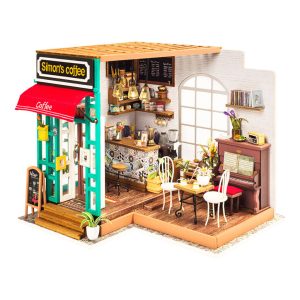 Rolife DIY 3D drevené puzzle Kaviareň 203 dielikov